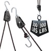 iplusmile Rope Ratchet, Rope Hook, Pulley, Packing Belt, Maximum Load: