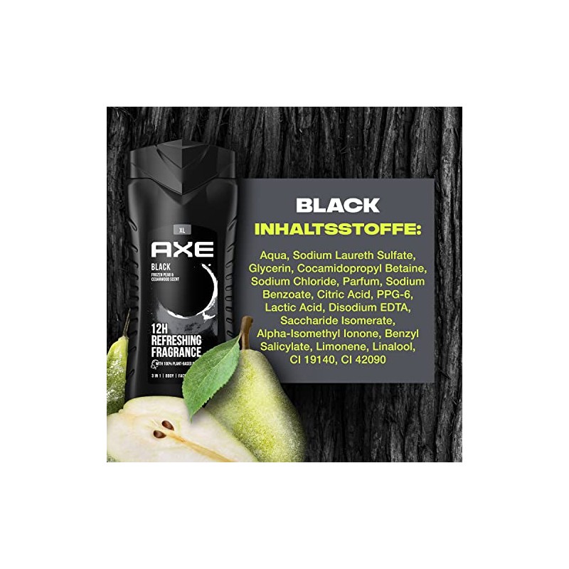 AXE 3-in-1 Duschgel & Shampoo Black XL ‚Äì Bodywash und