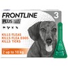 FRONTLINE FRONTLINE Plus Flea & Tick Treatment for Small Dogs (2-10 kg) - 3 Pipettes