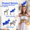 GlamRays Pack of 2 Shark Headband Plush Shark Hat Cute