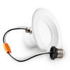 Maxlite RR410UCSW 4 Inch 10W LED Residential Retrofit Downlight, Dimmable,