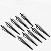 12Pcs Black Hair Bobby Pins, Mini Invisible Bangs Clips, Fashion