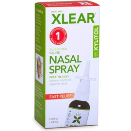 Xlear Nasal Spray for Sinus Relief 1.5 fl oz (5 Pack)