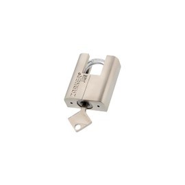 Zarker J45S keyed Alike Padlocks, Heavy Duty Stainless Steel Shackle Lock, 12 Keys, Waterproof and Rustproof Storage, Warehouses, Garage, Outdoors, 4-Pack