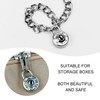 5 Pack Diary Padlock, Mini Locks with Keys, Tiny Luggage