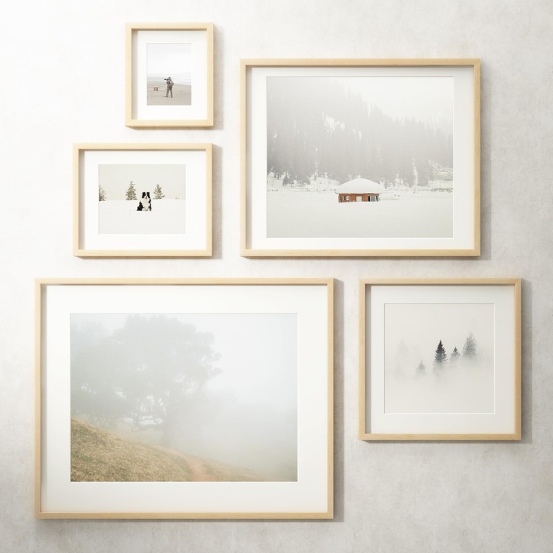 16x24 Poster Frame, USA-Sourced Natural Maple Wood Picture Collage Frame