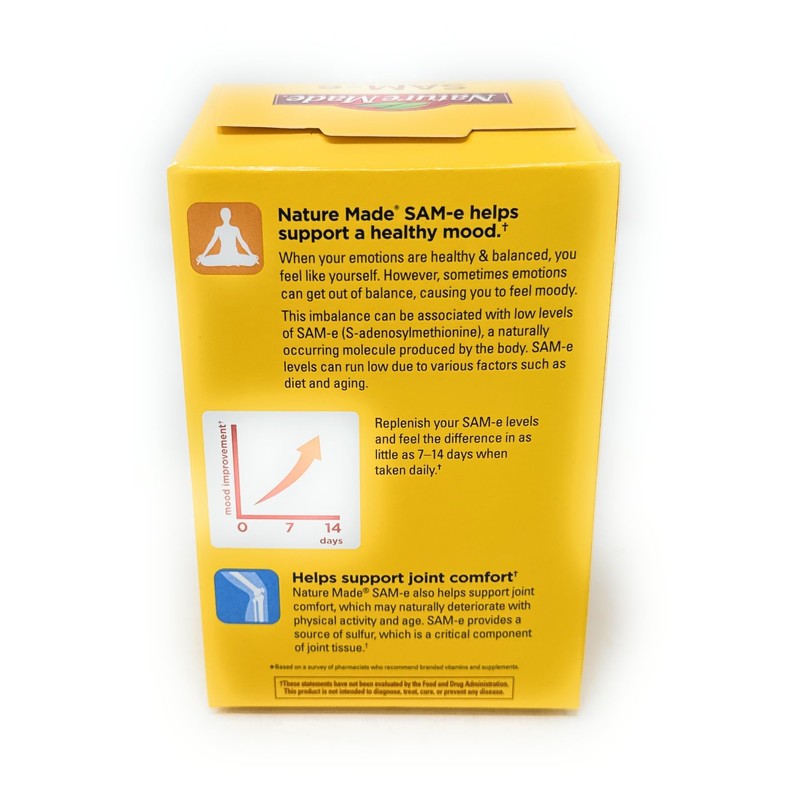 Nature Made SAM-e Complete 400 mg. Tablet (Helps Support Healthy