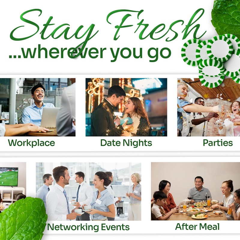 Starlight Candy, Individually Wrapped (6 Pound, Spearmint)