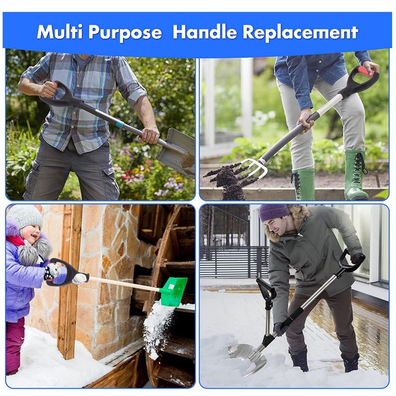 3.2cm Shovel Handle Ergonomic Design Multifunctional Rugged Shovel D Grip