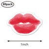 Red Lips Stickers 1in for Scrapbooking, Arts, Craft, Kids DIY,