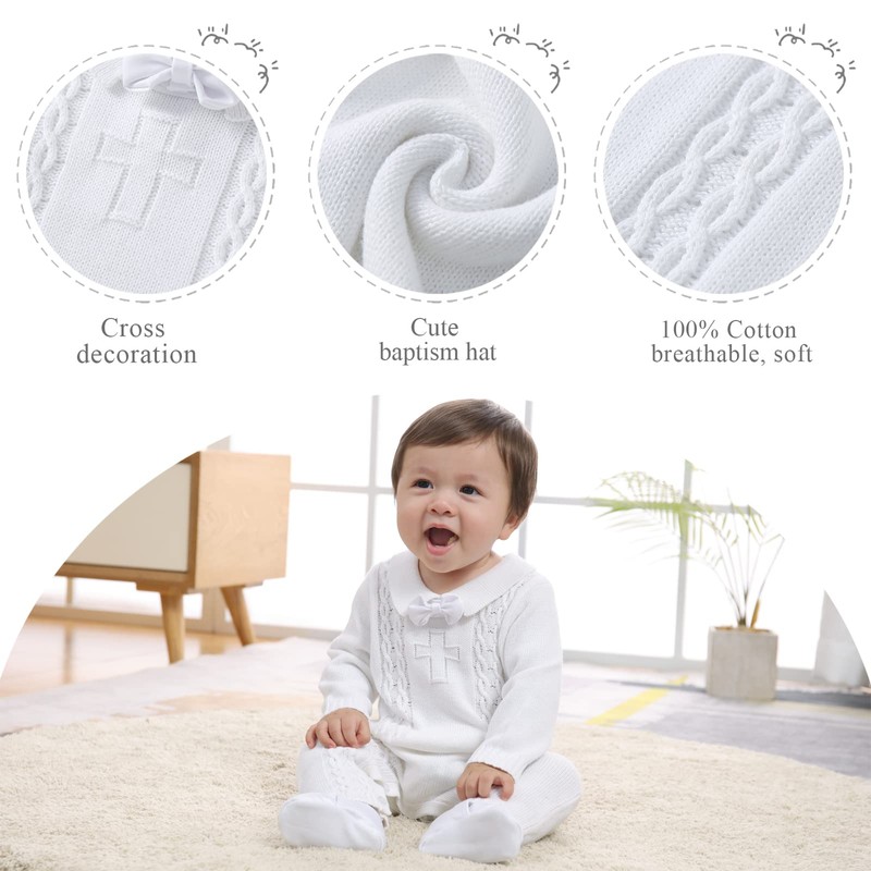 Booulfi Baby Boy Christening Baptism Outfits Winter Fall Suit Clothes