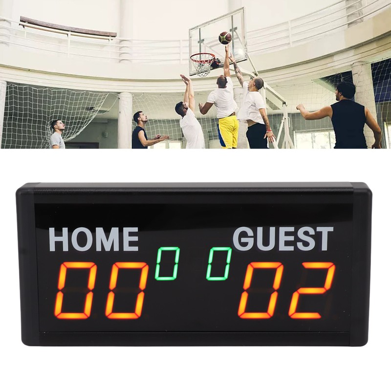 Digital Score Keeper with Remote 1.8 Inch LED Electronic Portable