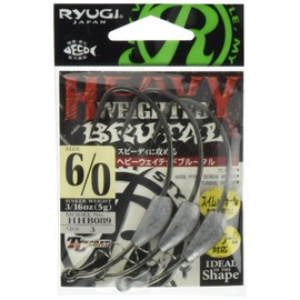 RYUGI Heavyweight Brutal Hook #6/0 3/16 oz. HHB089 Fish Hook