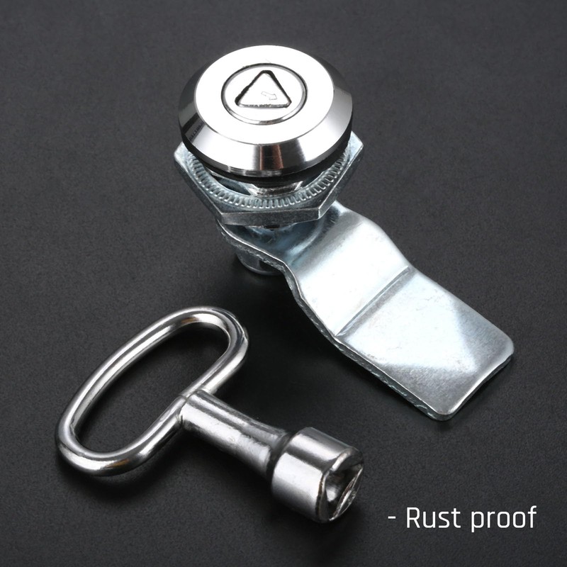 Hicello 25mm Triangle Tubular Cam Lock, Cabinet Door Lock Electric