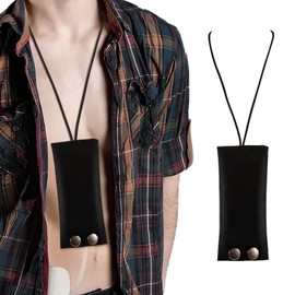 Peritoneal Dialysis Catheter Holder for Baxter 5C4482 5C4483, PD Catheter Lanyard PD Secure Shower Support PD Transfer Set Catheter Holder Accessories for Men and Women (2, Black)