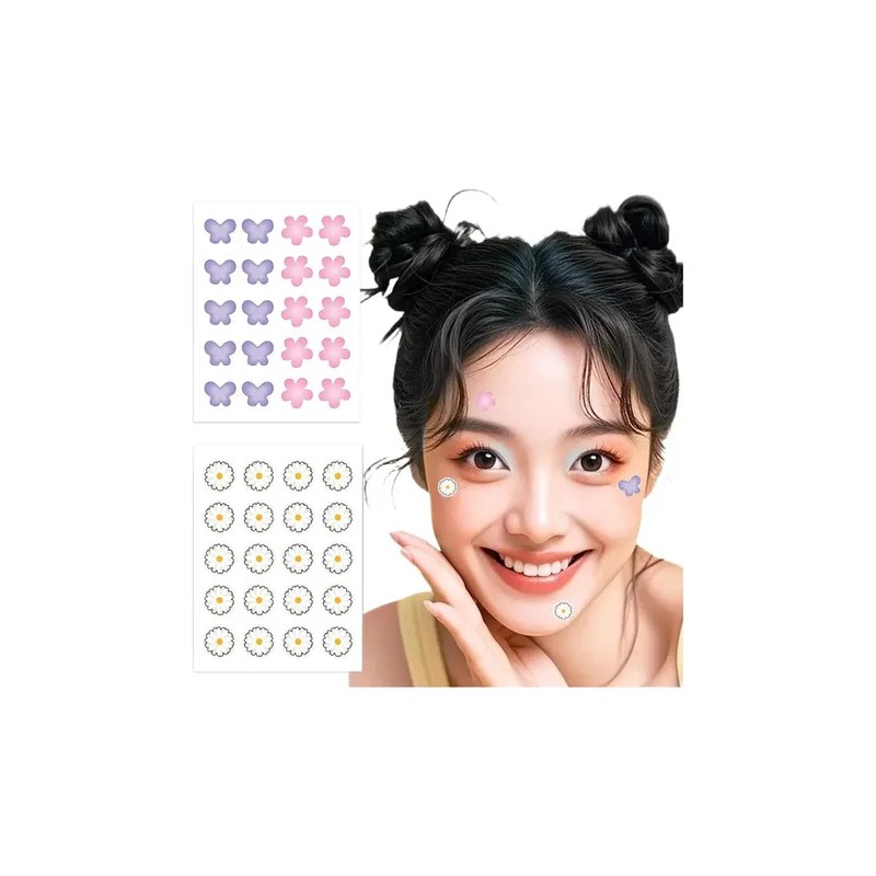 40/80/100/200pcs Pe Acne Patch Skincare Cute Design