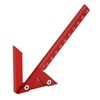 Center Gauge Portable Center Finder Clear Scale for Woodworking