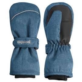 Playshoes Unisex Children's Mitten Gloves, denim blue
