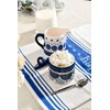 Bico Blue Talavera Ceramic Sugar and Creamer Set, Sugar Bowl