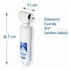 Filtro Antisarro Para Casa Tubería Y Boiler Polifosfatos
