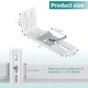 6 Pcs Vertical Blinds L Bracket Vertical Blind Wall Mount