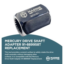 Marine Tech Tools Mercury Drive Shaft Adapter 91-889958T Replacement