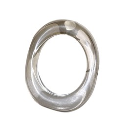 MMIUAEG Vintage Chunky Transparent Acrylic Bracelet - Irregular Polygon Large Square Geometric Cuff Bangle for Women-3