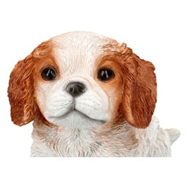 Dog Figurine King Charles Spaniel - Cute Puppy Animal Figurine 11.5cm