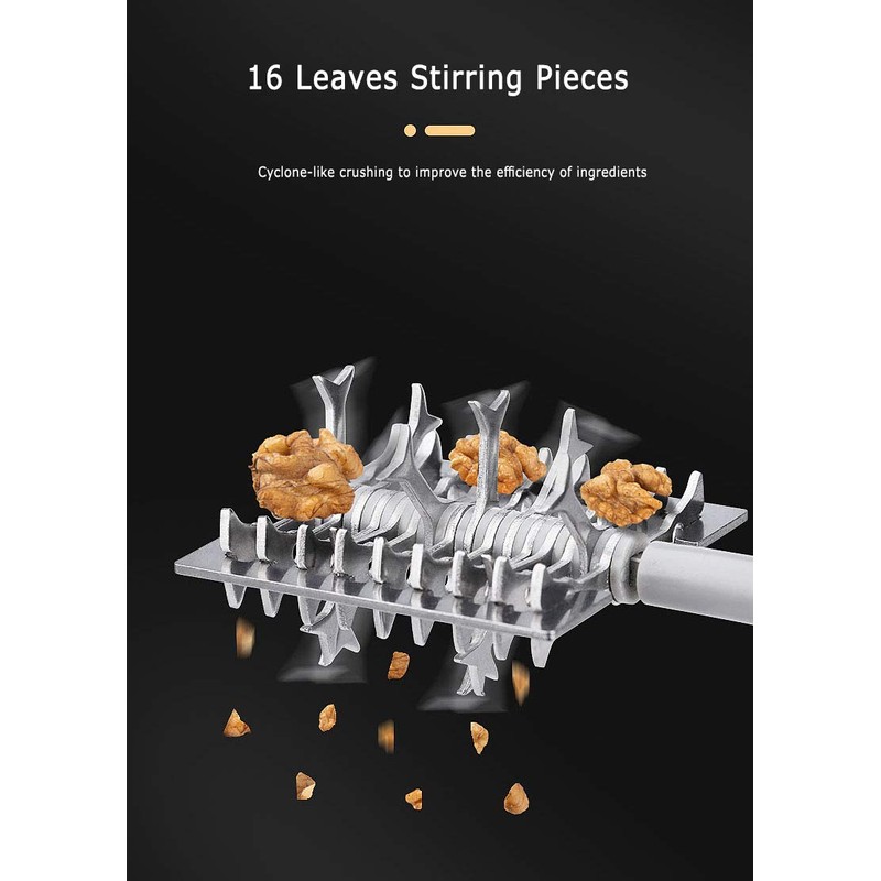 TEQIN Nut Chopper Grinder, Manual Nut Grinder Multifunctional Dried Fruit