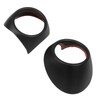 2 Pcs AC Air Vent Trim Dry Carbon Fiber Outlet