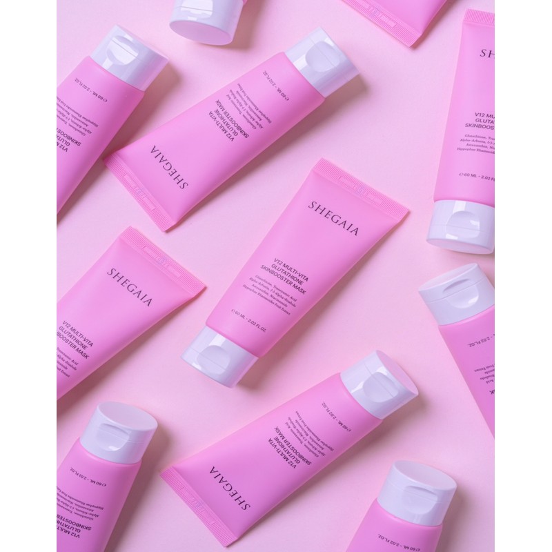 Shegaia/ V12 Multivita Glutathione Skin Booster Mask / 쉬가이아/ V12