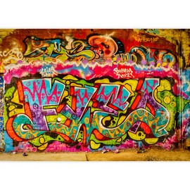 NWT IDEA4WALL Wall Murals for Bedroom Banksy Street Art Collection Removable Wallpaper Peel and Stick Wall Stickers - 100x144 inches