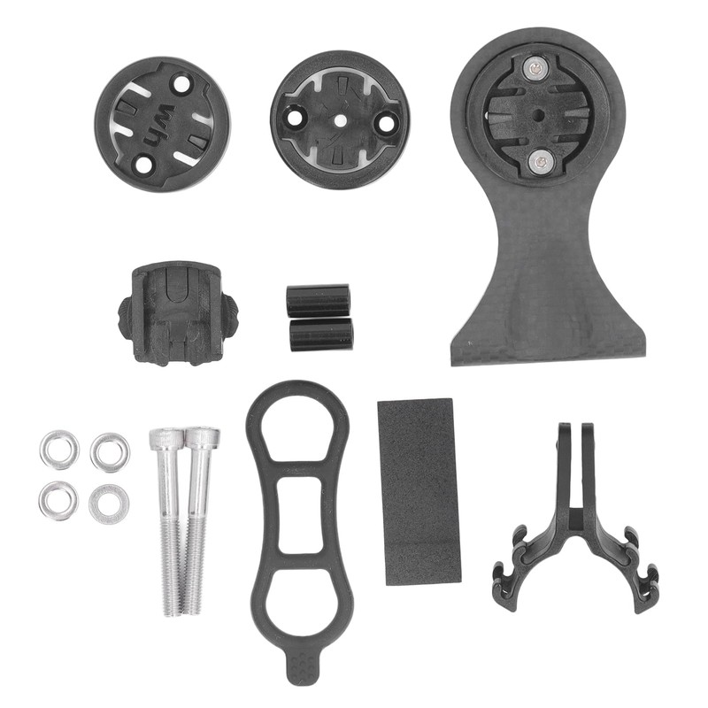 POENVFPO Carbon Fiber Bike Computer Mount, Bicycle Handlebar Mount for