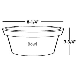 Robert Allen MPT01893 Fluer De Lis Series Metal Bowl Planter Flower Pot, 8", Color Surf Blue