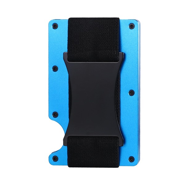 Cupimatch Men Ultra-Thin RFID Wallet: Blocking Aluminum Wallet for Men