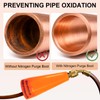 Nitrogen Purge Boot for HVAC Brazing, Hands-Free Nitrogen HVAC Purge
