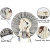 SENGTERM Satin Sleep Cap Double Layer Elastic Satin Bonnet Gorge