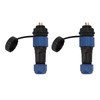 2Pcs SD16 IP68 Waterproof Aviation Connector SD16 Female Plug Male
