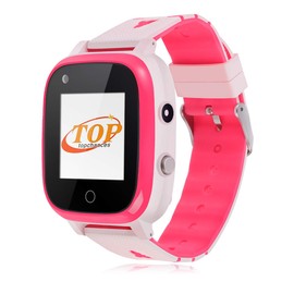MIFXIN 4G Smart Watch Phone GPS Tracker Kids Smartwatch with Two-Way Call Camera SOS Anti-Lost IP67 Waterproof WiFi Touch Screen Watch for Boys Girls Children Birthday Gift (Pink)