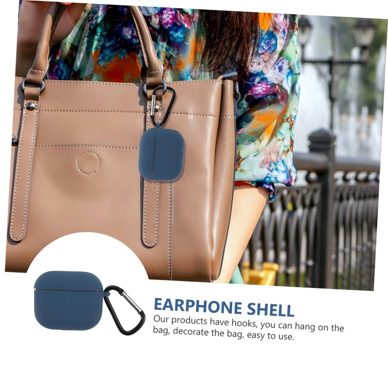 Gatuida 1Pc Dark Protective Case for Shockproof Wireless Earbud Cover