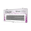 Clavier False Eyelashes in Tufts V-Shape Fishtail, Lengths 8 mm,