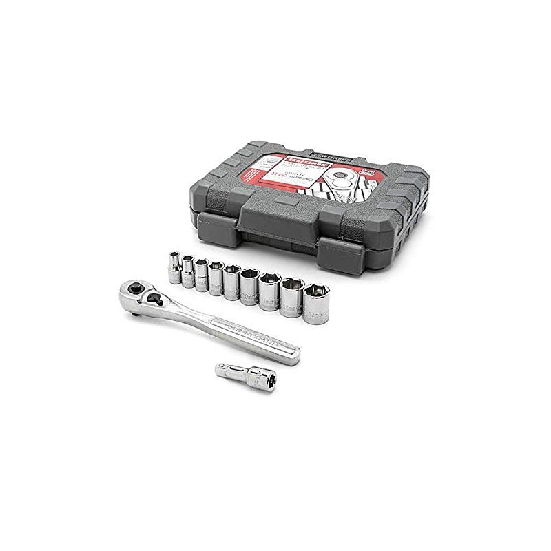 Craftsman 11 Piece Socket Wrench Set 6 Point, 9-34861