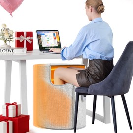 LUCKY GAME Under Desk Heater & Space Heater for Indoor Use,Leg Foot Feet Warmer For Office Home Quiet, Small Portable Personal Office Heater Accessories,Essentials Supplies For Women Men Gifts Medium