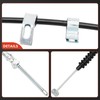 A-Premium Rear Driver Side Parking Brake Cable Assembly Compatible with