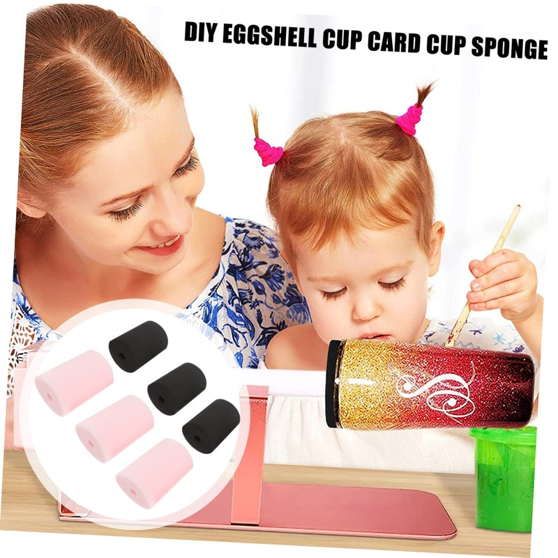 Gadpiparty 6pcs Cylindrical Sponge Inserts for Cup Turner Durable Stable