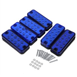 6pcs 8 LED Clearance Side Marker Light Indicator Lamp Truck Trailer Lorry Blue