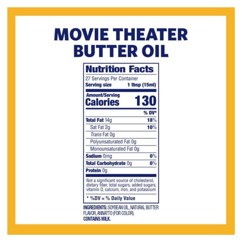 Kernel Season's Movie Theater Popcorn Oil, Butter, 13.75 Ounce (Pack