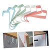 Operitacx 8pcs Wardrobe Door Hanging Hooks Easy to Install Over