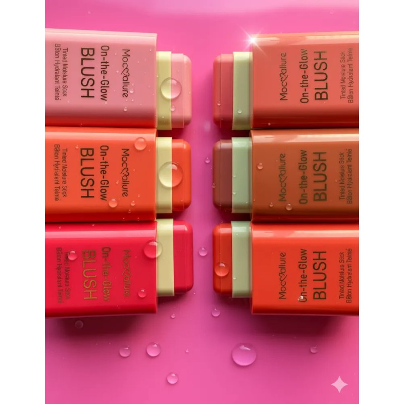 6 Piezas On-tre-glow Blush Mocoallure Multicolor