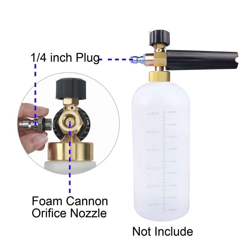 RIDGE WASHER 1.1 mm Foam Cannon Orifice Nozzle, Universal Thread